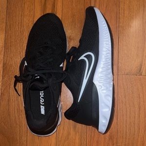Black and White Nike sneakers